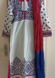 Block Print Cotton Suit (3 piece)