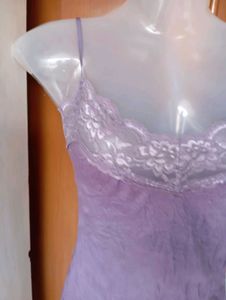 Purple Lace Trim Camisole