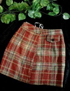 plaid mini skirt