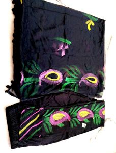 Trendy Hand-painted Legging With Dupatta