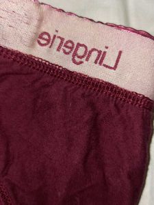 Women's Burgundy Briefs