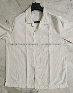 Men's Short Sleeve Linen Blend Shirt