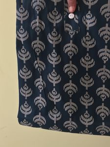 Stylish Blue Printed Kurta