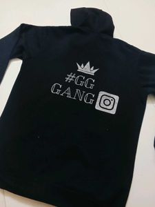 Black Pullover Hoodie