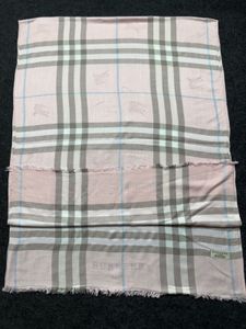 Burberry Pink Check Scarf