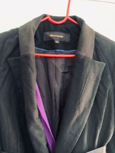 Chic Blacked Coat 44