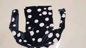 Women's Polka Dot Fleece Sweatshirt