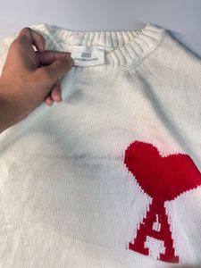 AMI Paris Heart Logo Sweater