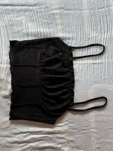 Black Crop Top From Shein