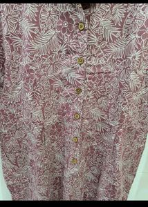 Pink Floral Print Jumpsuit