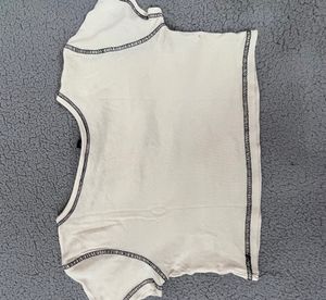 H&amp;M Y2k CROP TOP with butterfly detailing