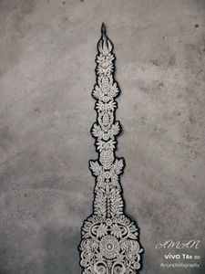 Embroidery Patch In Silver Colour