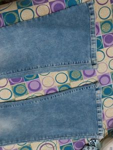 Acid Wash Flare Jeans