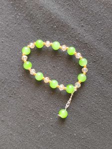 Green Beaded Bracelet