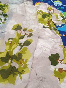Designer Floral Print Kurta