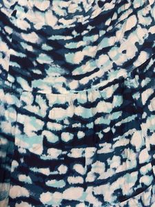 low waist Boho Tie-Dye Maxi Skirt
