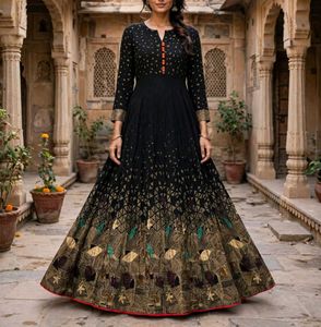 Black Designer Partywear Gown