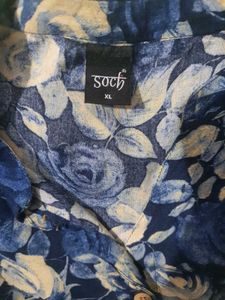 Beautiful Blue Floral Kurta