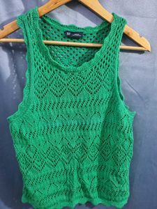 GAP Green Knit Tank Top