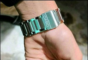 Stylish Casio Watch with Green Dial