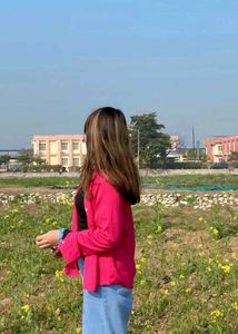 Chic Pink Long Sleeve Button-Up Shirt