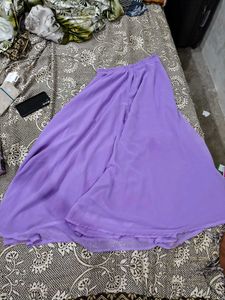 Lavender Sequined Kurta Set with Dupatta