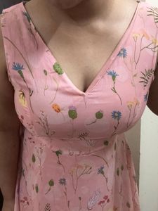 Charming Floral Print Mini Dress