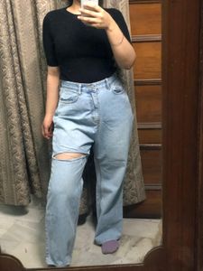 High Waist Wide Leg Jeans