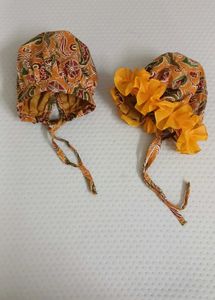 Adorable Baby Bonnet Set