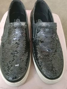 Black Shining Casual Shoes (40)
