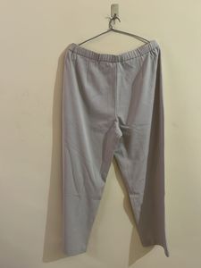 Light Grey Elastic Waist Pants