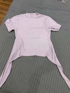 Mauve Top with back knot