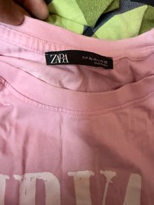 Zara Pink Graphic T-Shirt & Calvin Klein tshirt