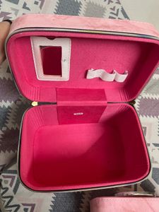 Pink Marble Vanity Cases Set