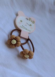 Korean Flower Hair Ties ❤️🌸