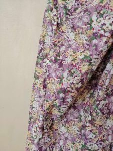 Floral Print Ruched Mini Summer Dress