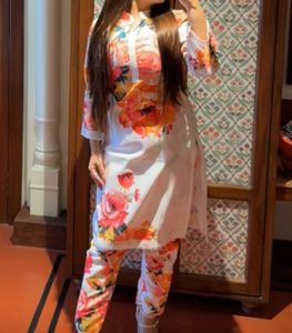 Modestouze attire Floral Kurta Set New Unwashed
