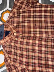 Indian Terrain Men's Plaid Long Sleeve Shirt