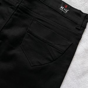 Y2k Korean Matte Black Heavy Denim Shorts
