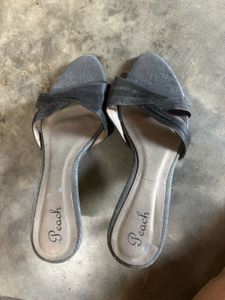Elegant Black Suede Heels