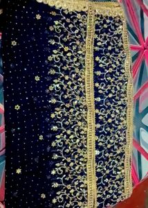 heavy diamond work sharara suit