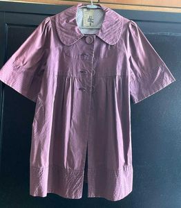 “Mauve Peter Pan Collar Tunic"