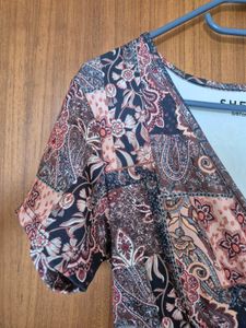 Shein Boho Patchwork Maxi Dress