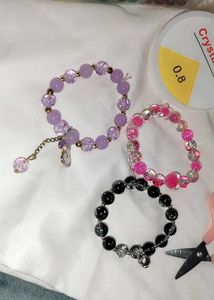 Set of 3 Beaded Bracelets