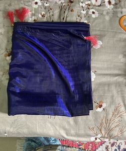 Royal Blue Silk Saree