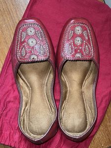 Handmade Embroidered Flats