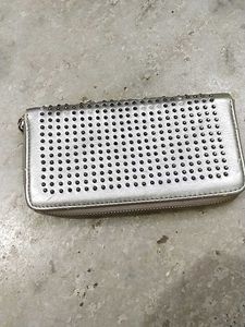 Lino Perros Studded Silver Wallet