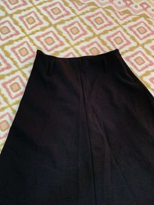 Classic Black A-line Skirt