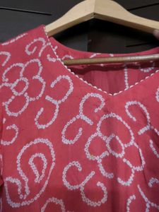 Bandhani Kurta Set with Dupatta