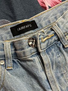 Printed Mid Rise Denims